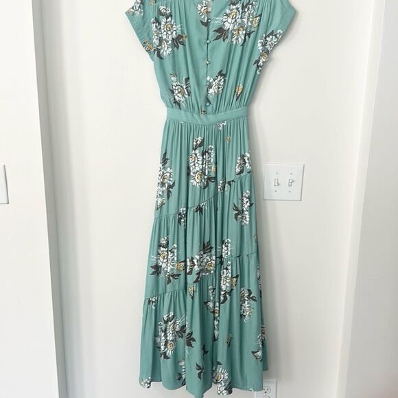 Free People All I Got Printed Maxi Dress 4 - Picture 6 of 9